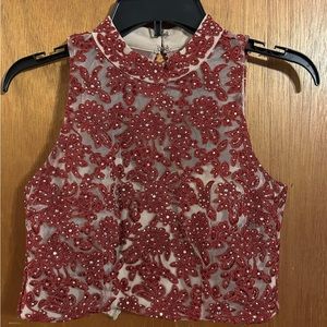 Red formal dress. size 3